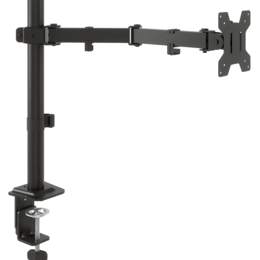 Braccio monitor con colonna singola, per 1 schermo