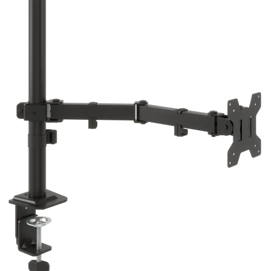Braccio monitor con colonna singola, per 1 schermo