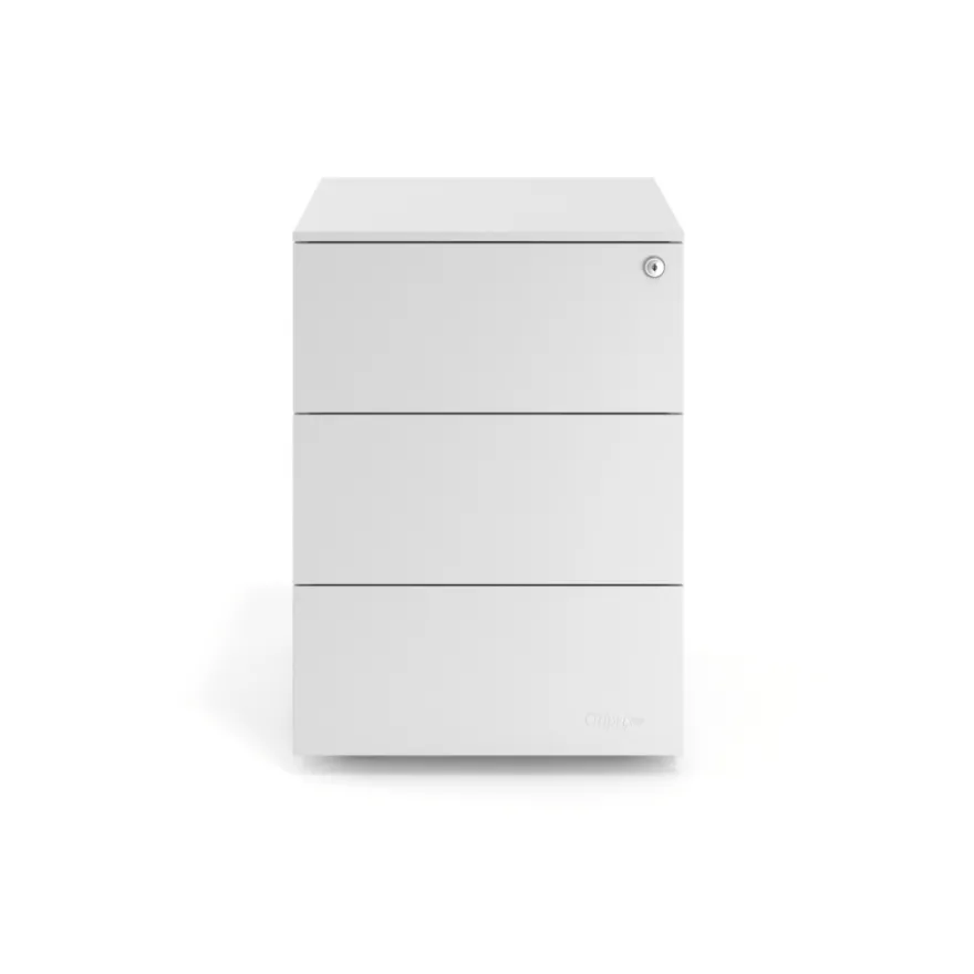 Cassettiera da scrivania in metallo Xenon, 3 cassetti