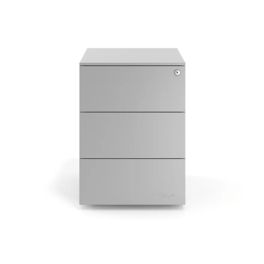 Cassettiera da scrivania in metallo Xenon, 3 cassetti