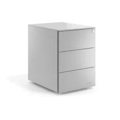 Cassettiera da scrivania in metallo Xenon, 3 cassetti