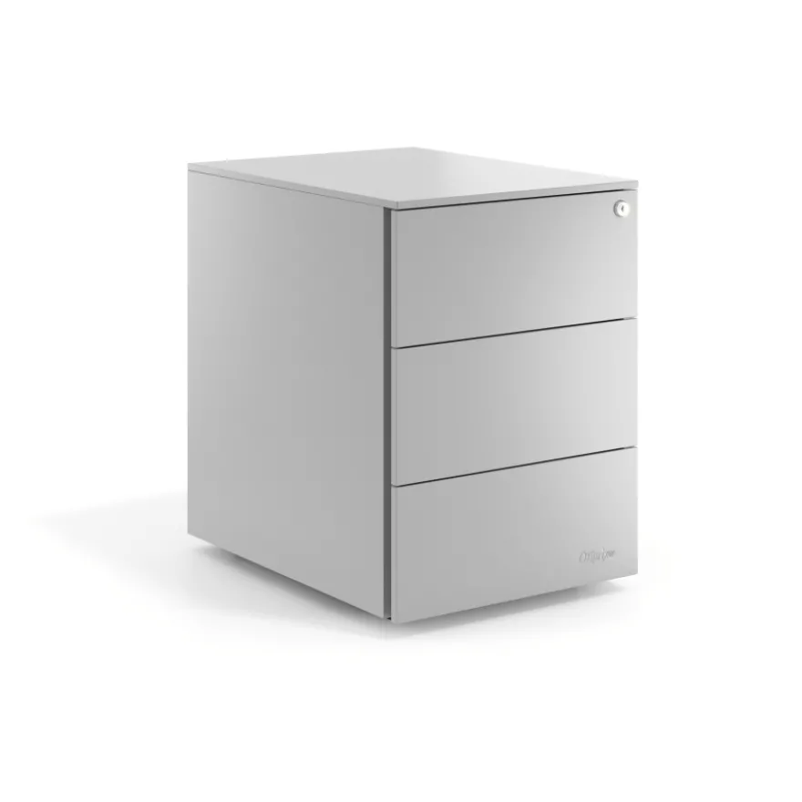 Cassettiera da scrivania in metallo Xenon, 3 cassetti