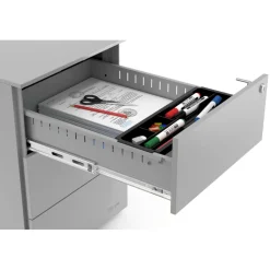 Cassettiera da scrivania in metallo Xenon, 3 cassetti