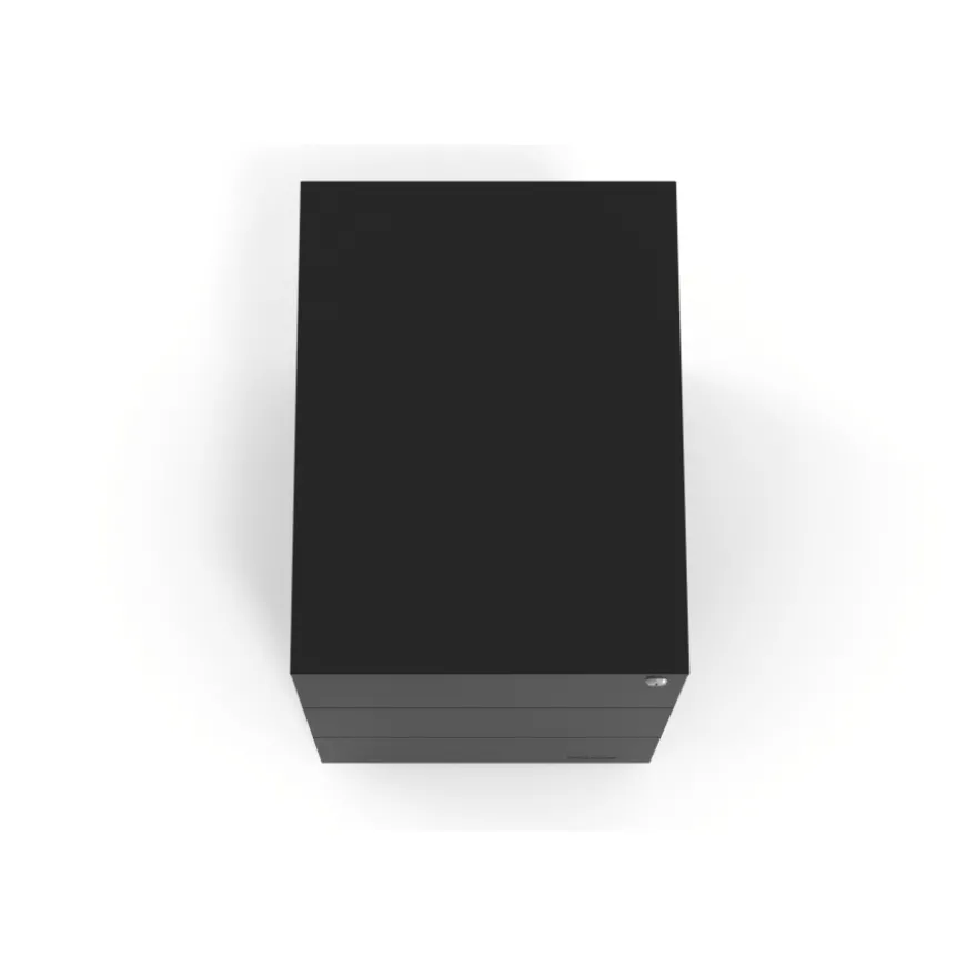 Cassettiera da scrivania in metallo Xenon, 3 cassetti