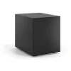 Cassettiera ufficio Block, 3 cassetti, struttura nera, frontali in metallo