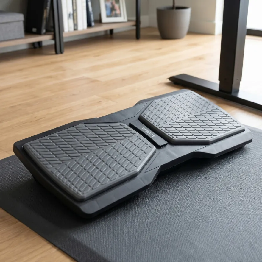 Poggiapiedi ergonomico Ergopedal, per ufficio in piedi, pedana oscillante