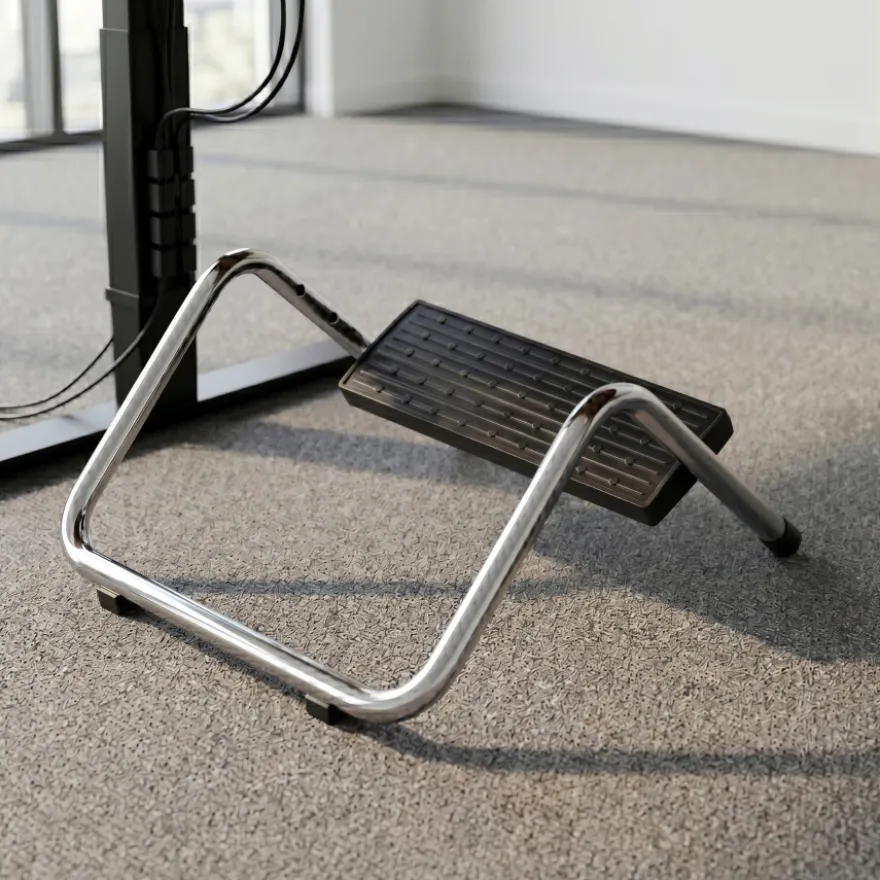 Poggiapiedi manuale Step, plastica ABS, antiscivolo