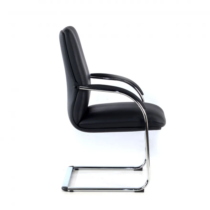 Poltrona Attesa Prestige , slitta pelle naturale