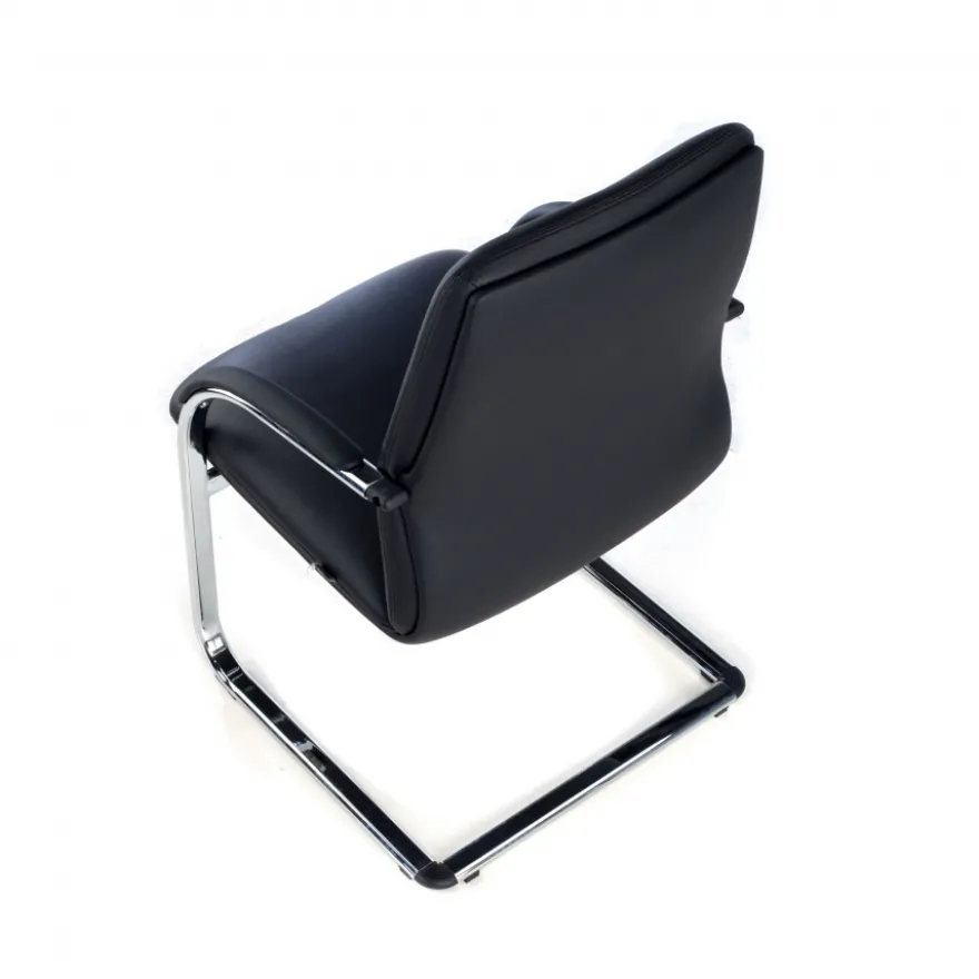 Poltrona Attesa Prestige , slitta pelle naturale