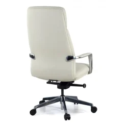 Poltrona direzionale Prestige, pelle naturale