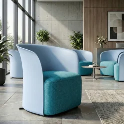Poltrona Duomo per sala d’attesa, design moderno