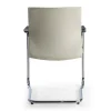 Poltrona Sala d'Atessa Adele, cantilever, Design Moderno, Pelle