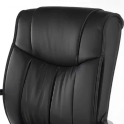 Poltrona ufficio Atlanta schienale basso, ecopelle
