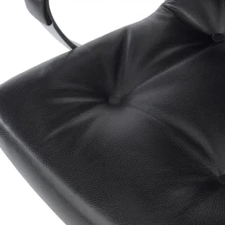 Poltrona ufficio Windsor, pelle naturale, rivestimento trapuntato