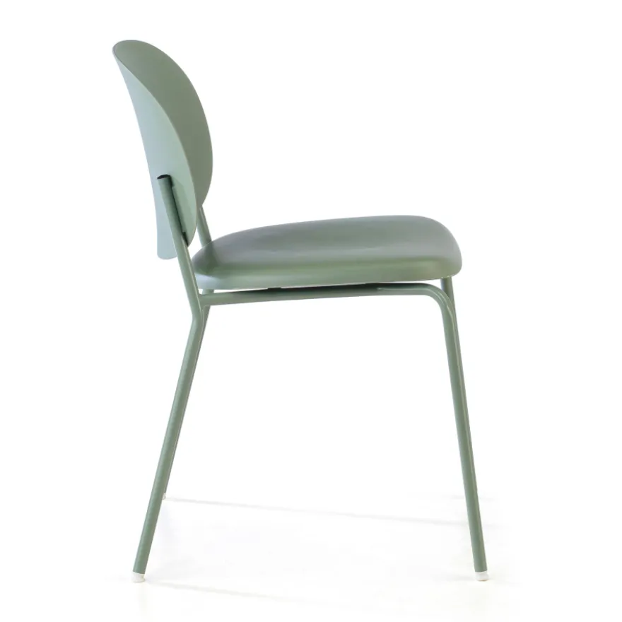 Poltroncina da Ufficio Mila, gambe in acciao