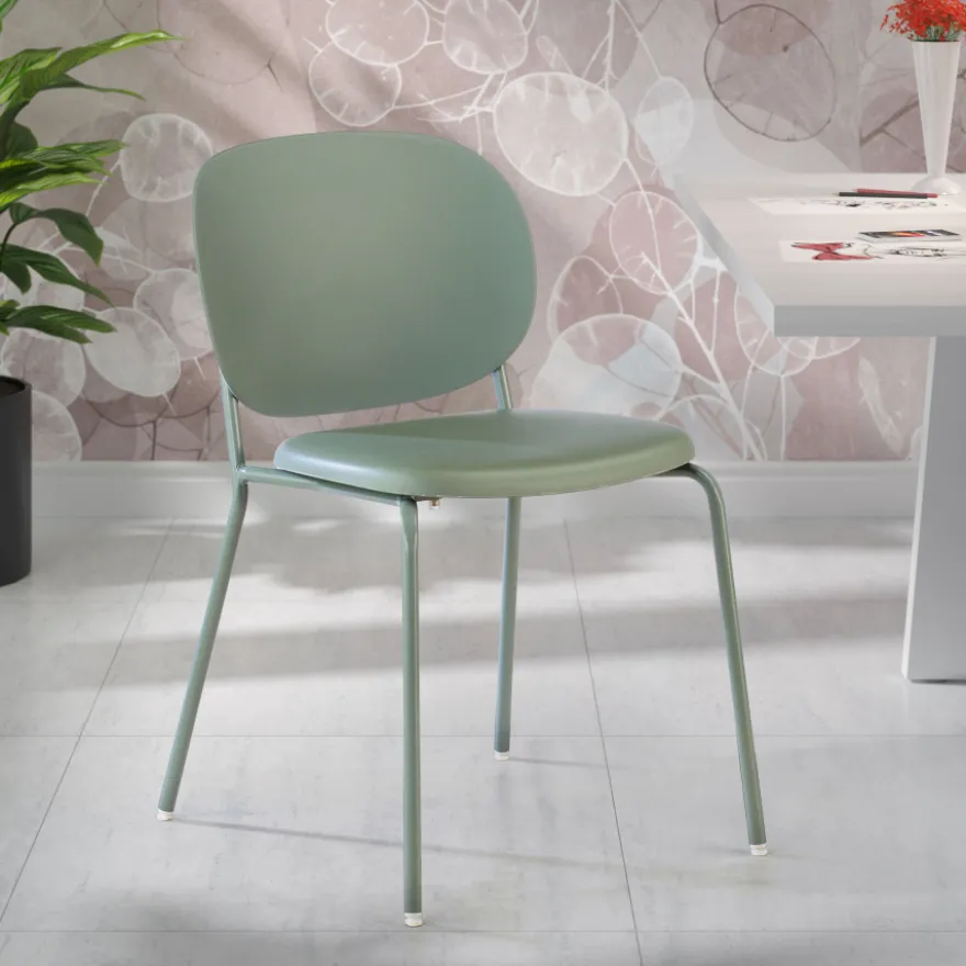 Poltroncina da Ufficio Mila, gambe in acciao