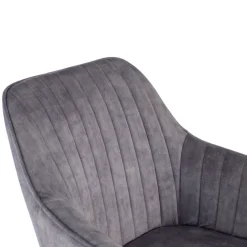 Poltroncina Girévole Ministry, struttura in acciaio