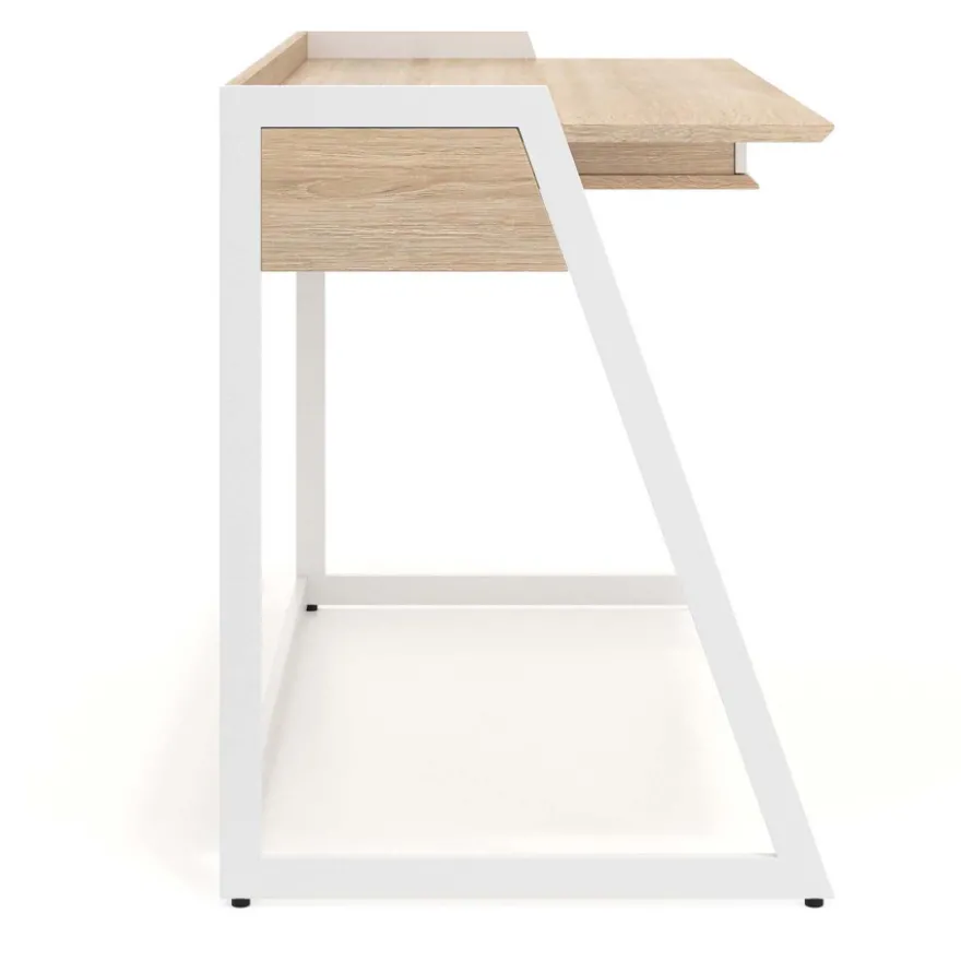 Scrivania Apex con cassetti e gambe di design