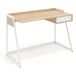 Scrivania Apex con cassetti e gambe di design