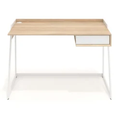 Scrivania Apex con cassetti e gambe di design