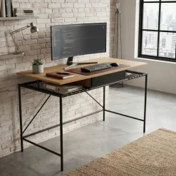 Scrivania per Computer Kesia, stile industriale