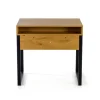Scrivania per ufficio Philadelphia in legno e acciaio, design compatto