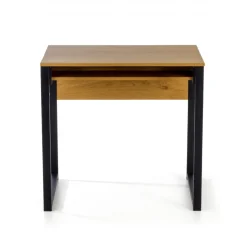 Scrivania per ufficio Philadelphia in legno e acciaio, design compatto
