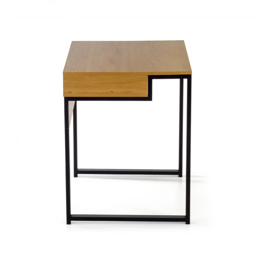 Scrivania per ufficio Philadelphia in legno e acciaio, design compatto