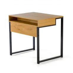 Scrivania per ufficio Philadelphia in legno e acciaio, design compatto