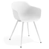 Sedia Conferenza Alice, 4 gambe, design avvolgente