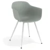 Sedia Conferenza Alice, 4 gambe, design avvolgente
