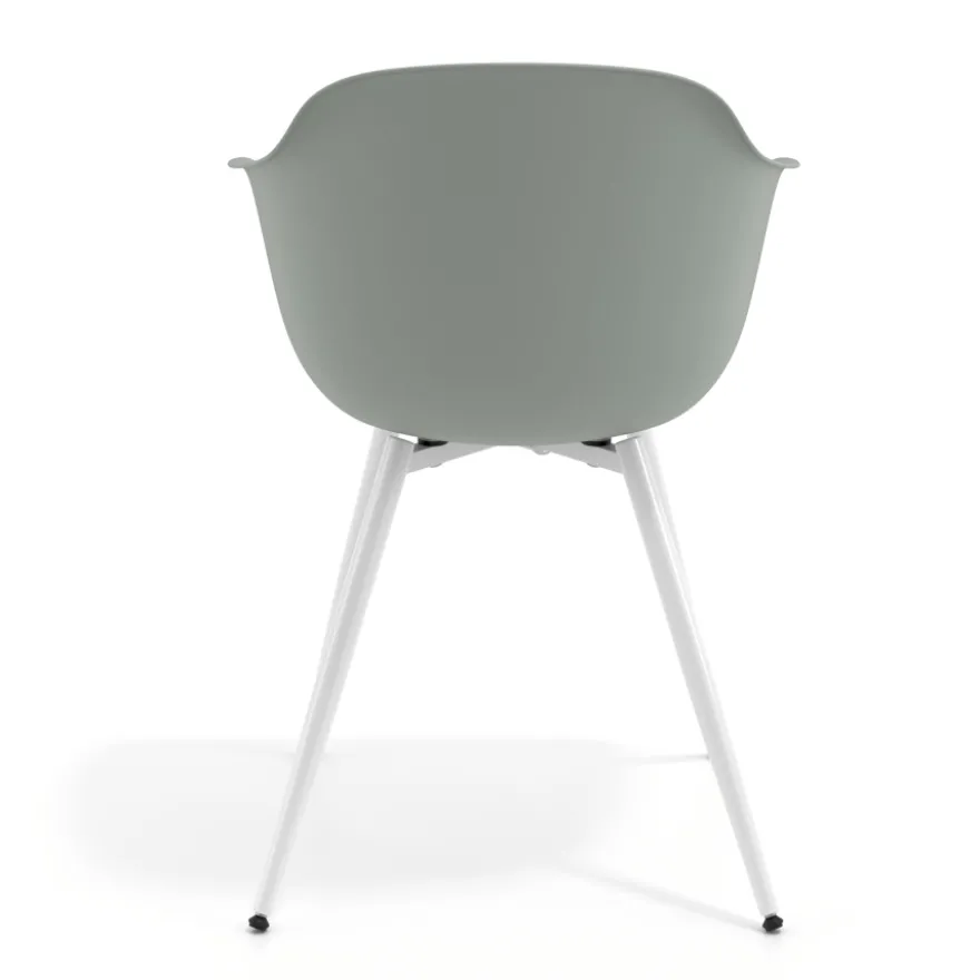 Sedia Conferenza Alice, 4 gambe, design avvolgente