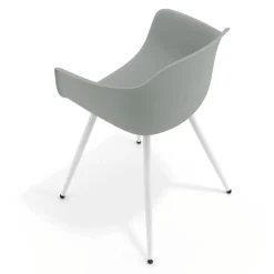 Sedia Conferenza Alice, 4 gambe, design avvolgente