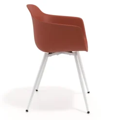 Sedia Conferenza Alice, 4 gambe, design avvolgente