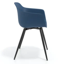 Sedia Conferenza Alice, 4 gambe, design avvolgente