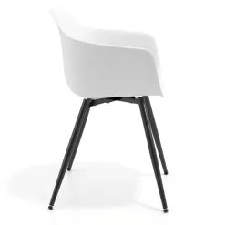 Sedia Conferenza Alice, 4 gambe, design avvolgente