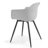 Sedia Conferenza Alice, 4 gambe, design avvolgente