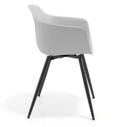 Sedia Conferenza Alice, 4 gambe, design avvolgente