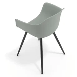 Sedia Conferenza Alice, 4 gambe, design avvolgente