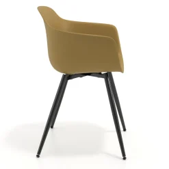 Sedia Conferenza Alice, 4 gambe, design avvolgente