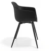 Sedia Conferenza Alice, 4 gambe, design avvolgente