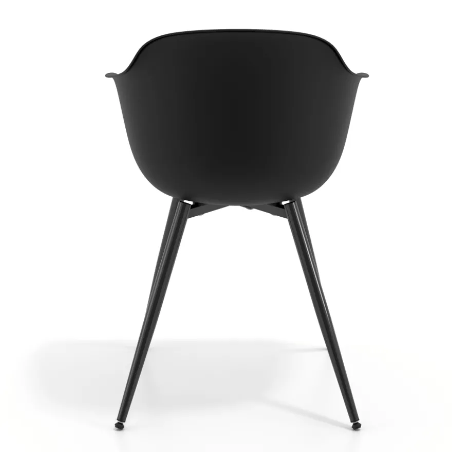 Sedia Conferenza Alice, 4 gambe, design avvolgente