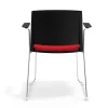Sedia Conferenza imbottita con Braccioli Hest