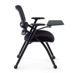 Sedia con ribaltina scrittoio Smart, pieghevole con ruote