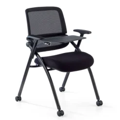 Sedia con ribaltina scrittoio Smart, pieghevole con ruote