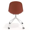 Sedia da riunione Lara con ruote, base in alluminio