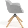 Sedia da Riunione Laure, Gambe in legno, Alta qualità, Imbottita