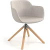 Sedia da Riunione Laure, Gambe in legno, Alta qualità, Imbottita