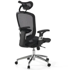 Sedia da studio Flex, braccioli regolabili, poggiatesta