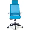 Sedia da Studio Magnum, con poggiatesta, rete